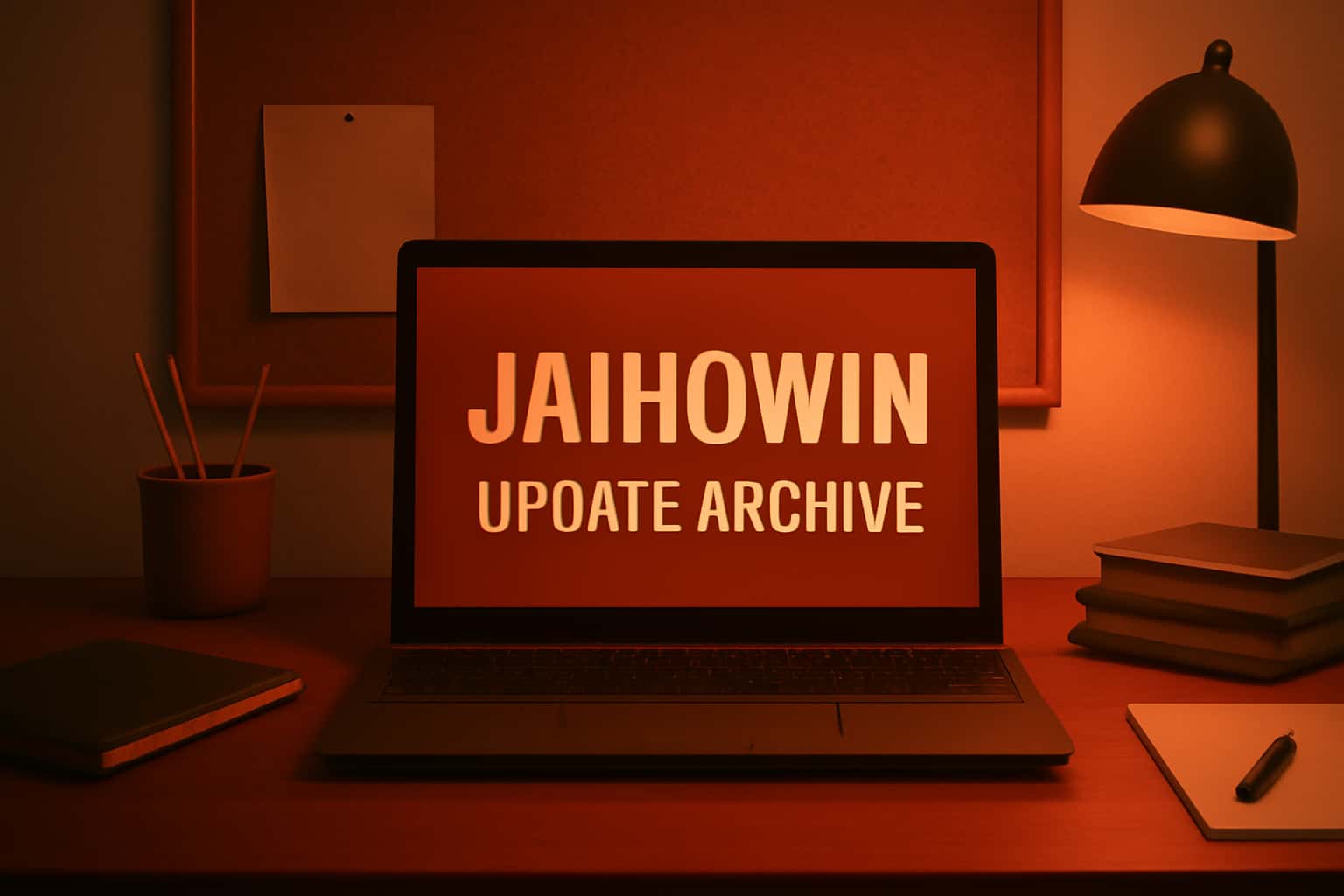 Informational graphic showcasing the Jaihowin Update Archive.