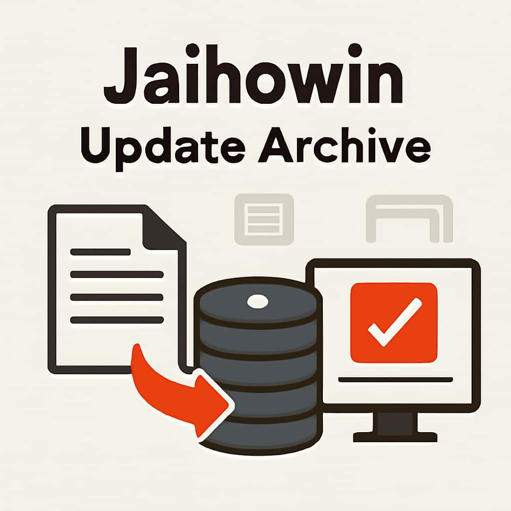 Diagram illustrating the Jaihowin Update Archive process.