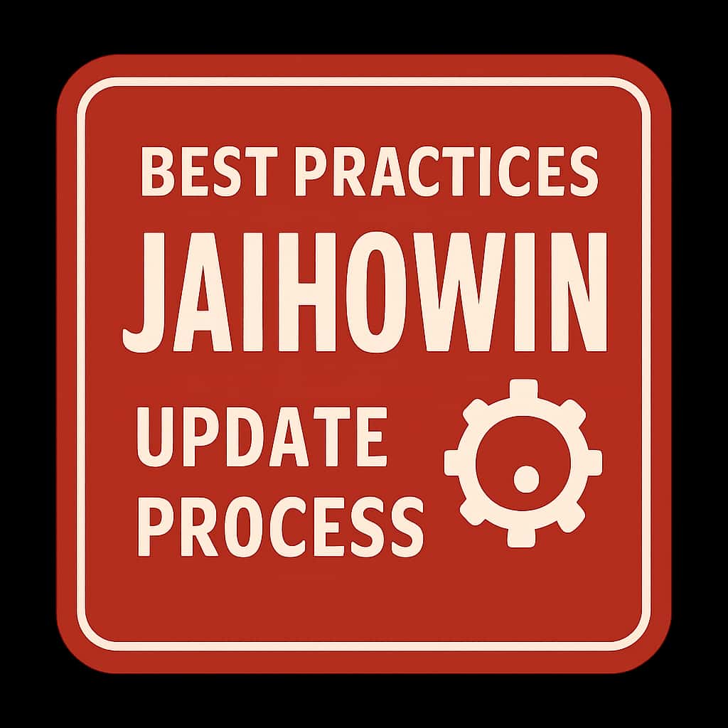 Badge for Best Practices Jaihowin Update Process guide.