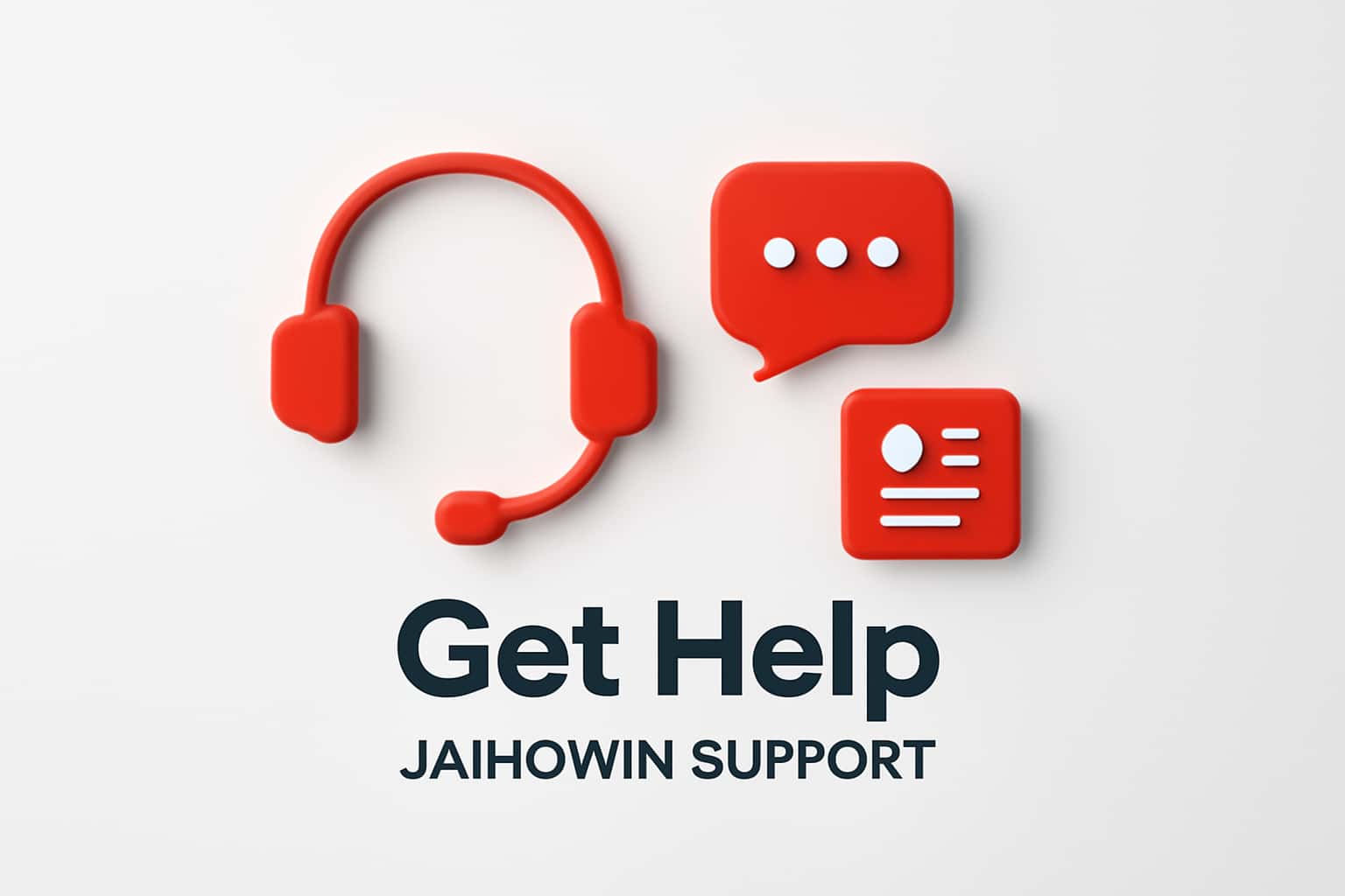 Get Help - Jaihowin Support Interface