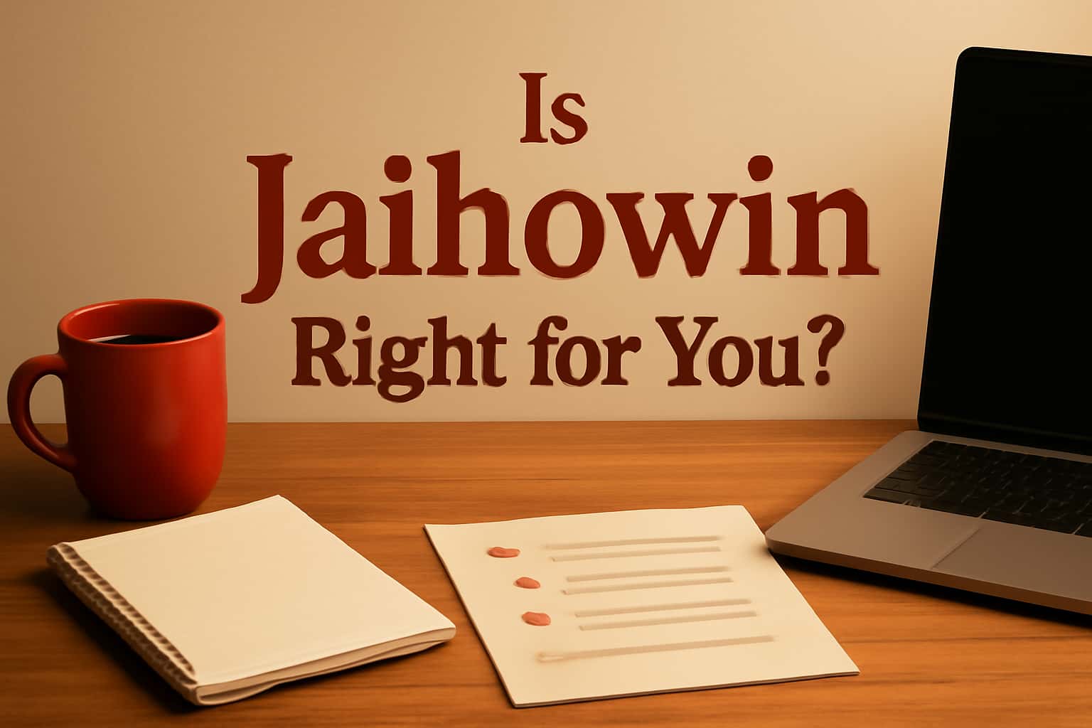Informational graphic about Jaihowin suitability for users.