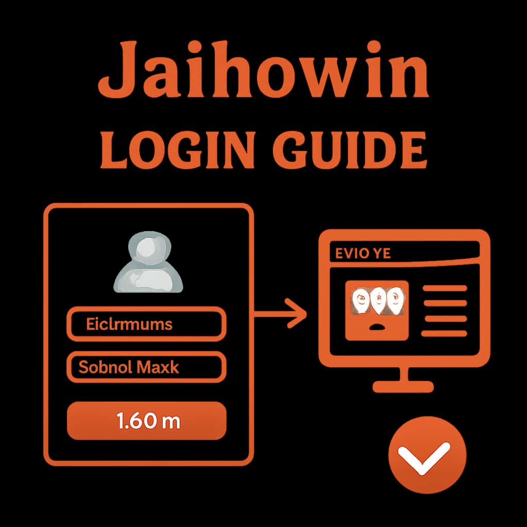 Illustration explaining the Jaihowin Login process.