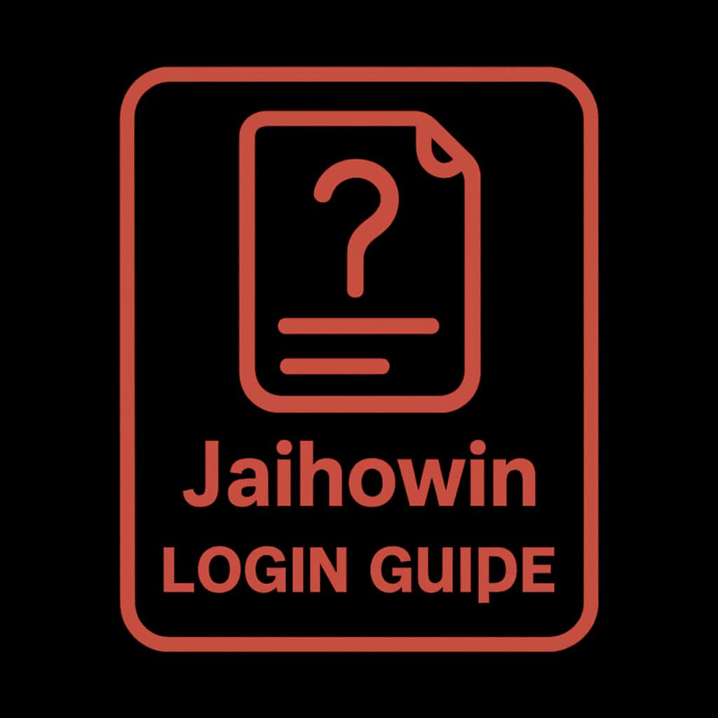 Icon representing Jaihowin Login Guide, suitable for a help resource.