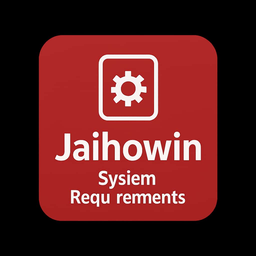 Badge representing Jaihowin System Requirements.